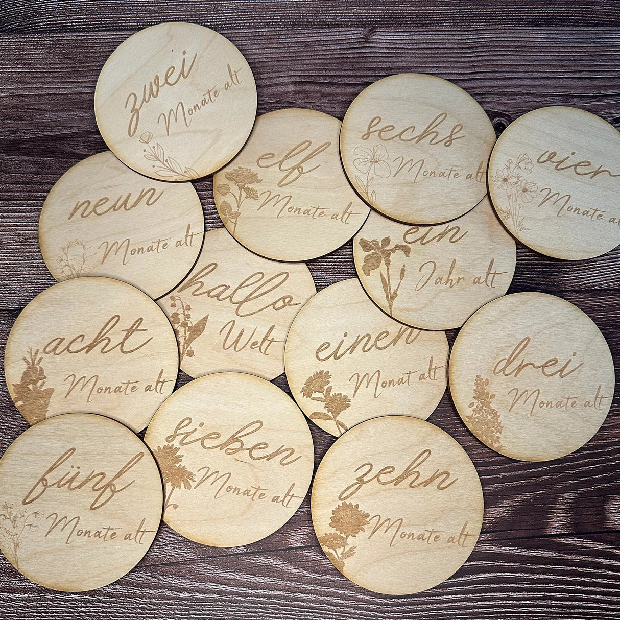 Meilensteinkarten Baby - Mein erstes Jahr