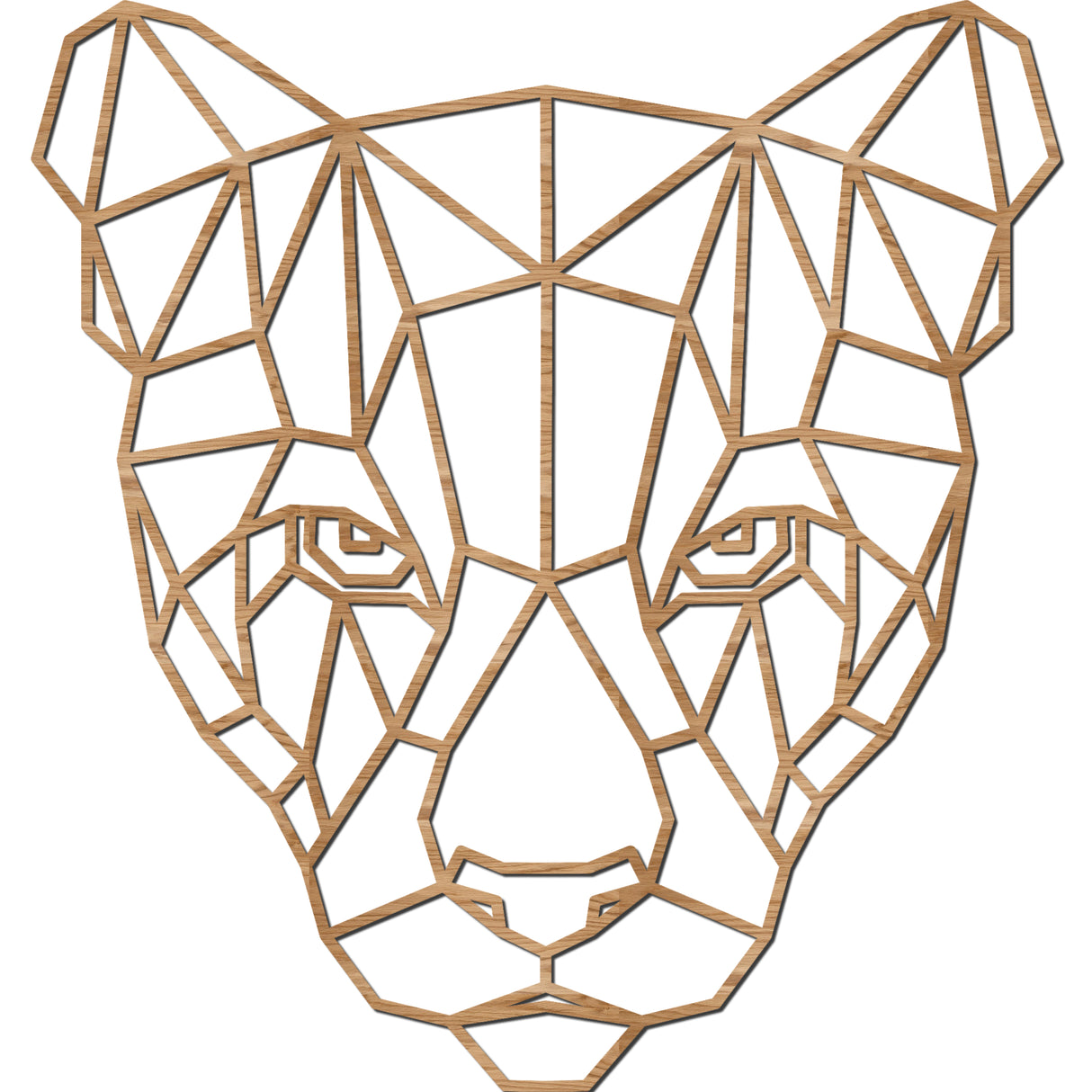 Geometrisches Tier "Löwin"