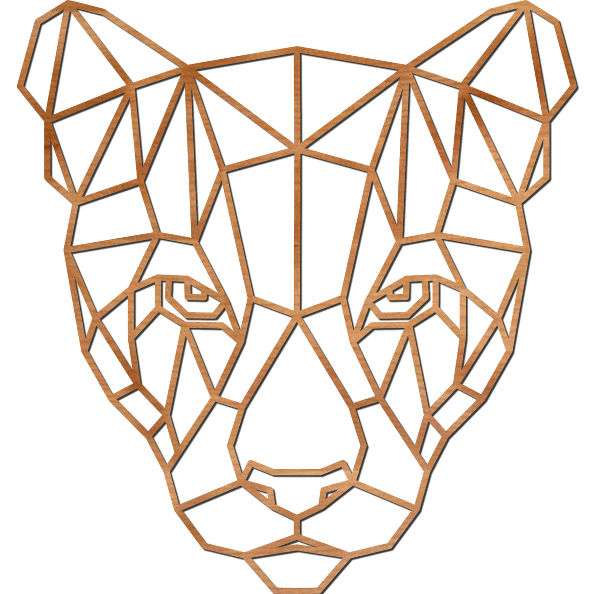 Geometrisches Tier "Löwin"