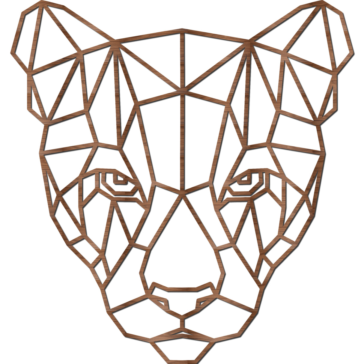 Geometrisches Tier "Löwin"