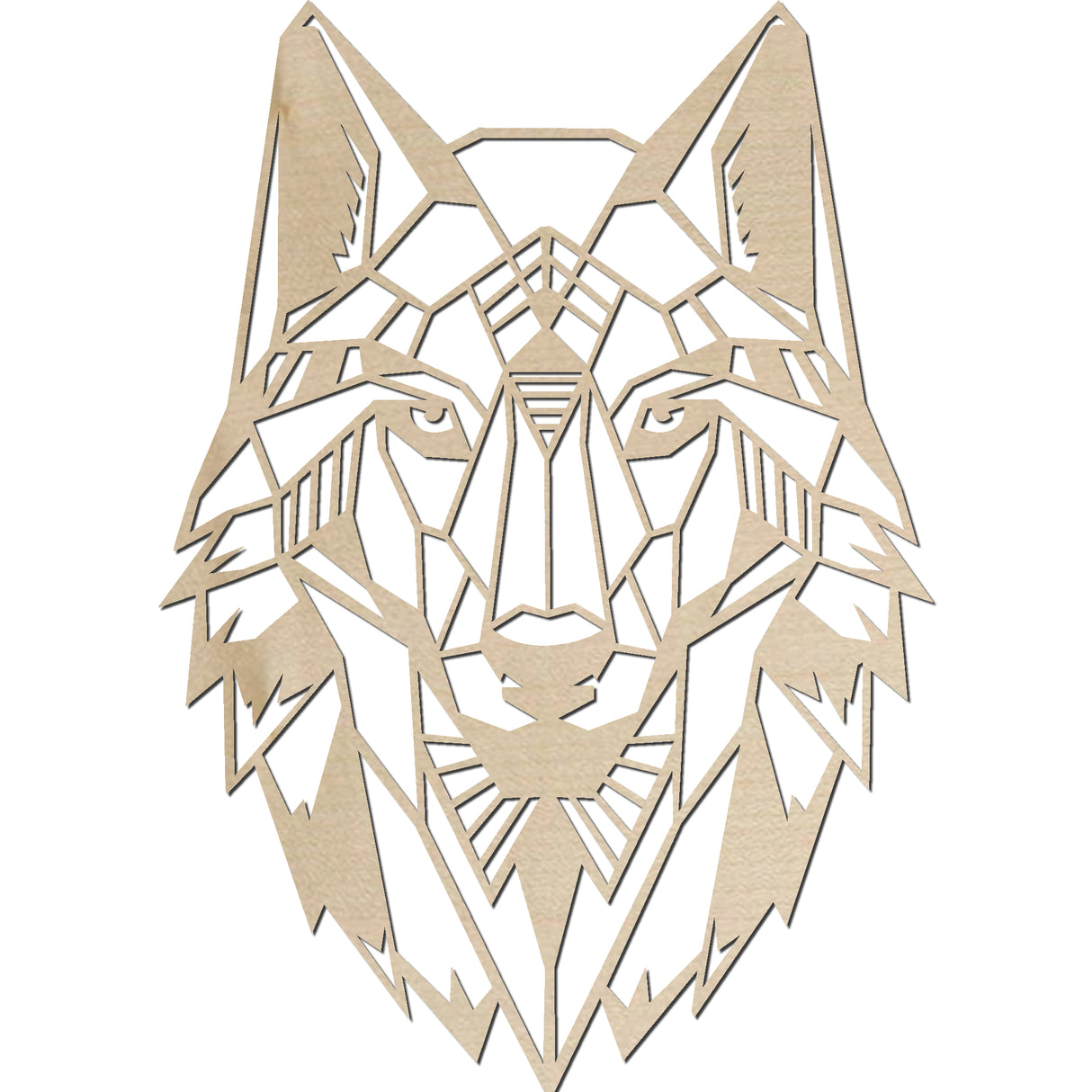 Geometrisches Tier "Wolf"