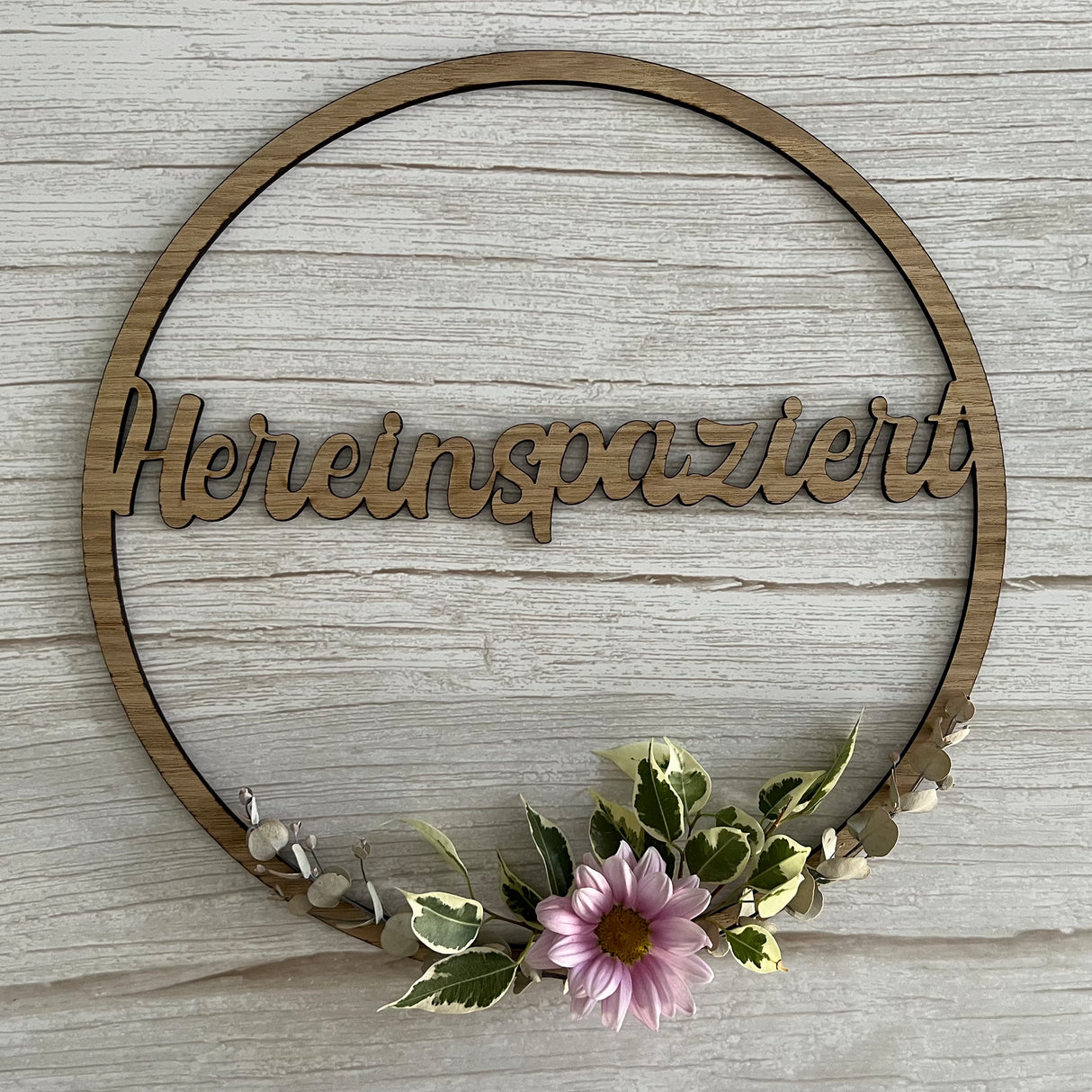 Türschild "Hereinspaziert"