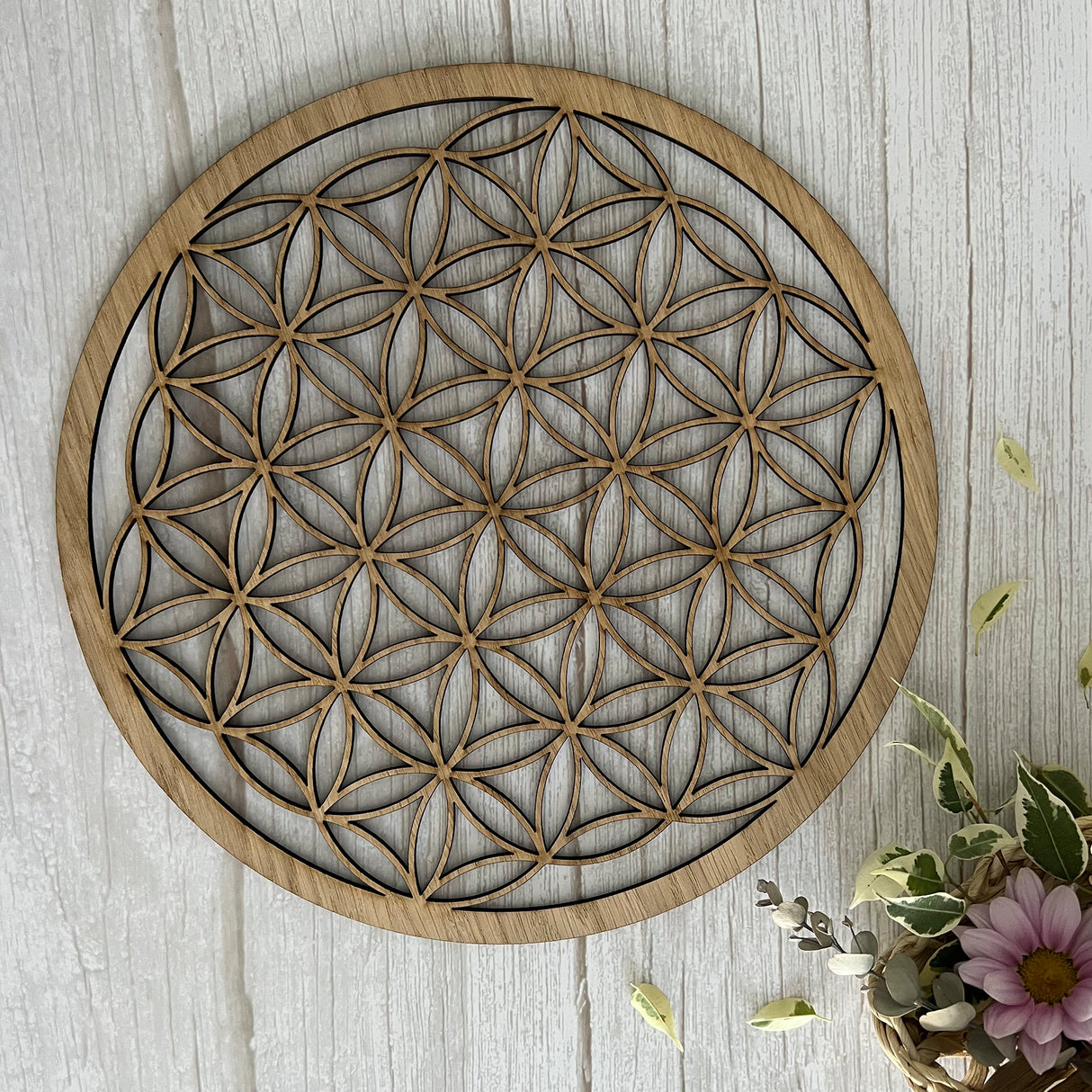 Wandschild "Lebensblume"